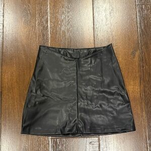 H&M leather skirt size xs